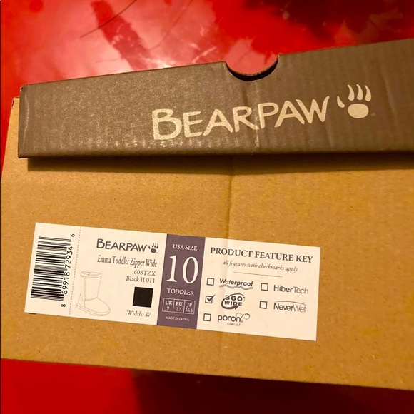 Bearpaw toddler boots, new in black - Picture 3 of 3